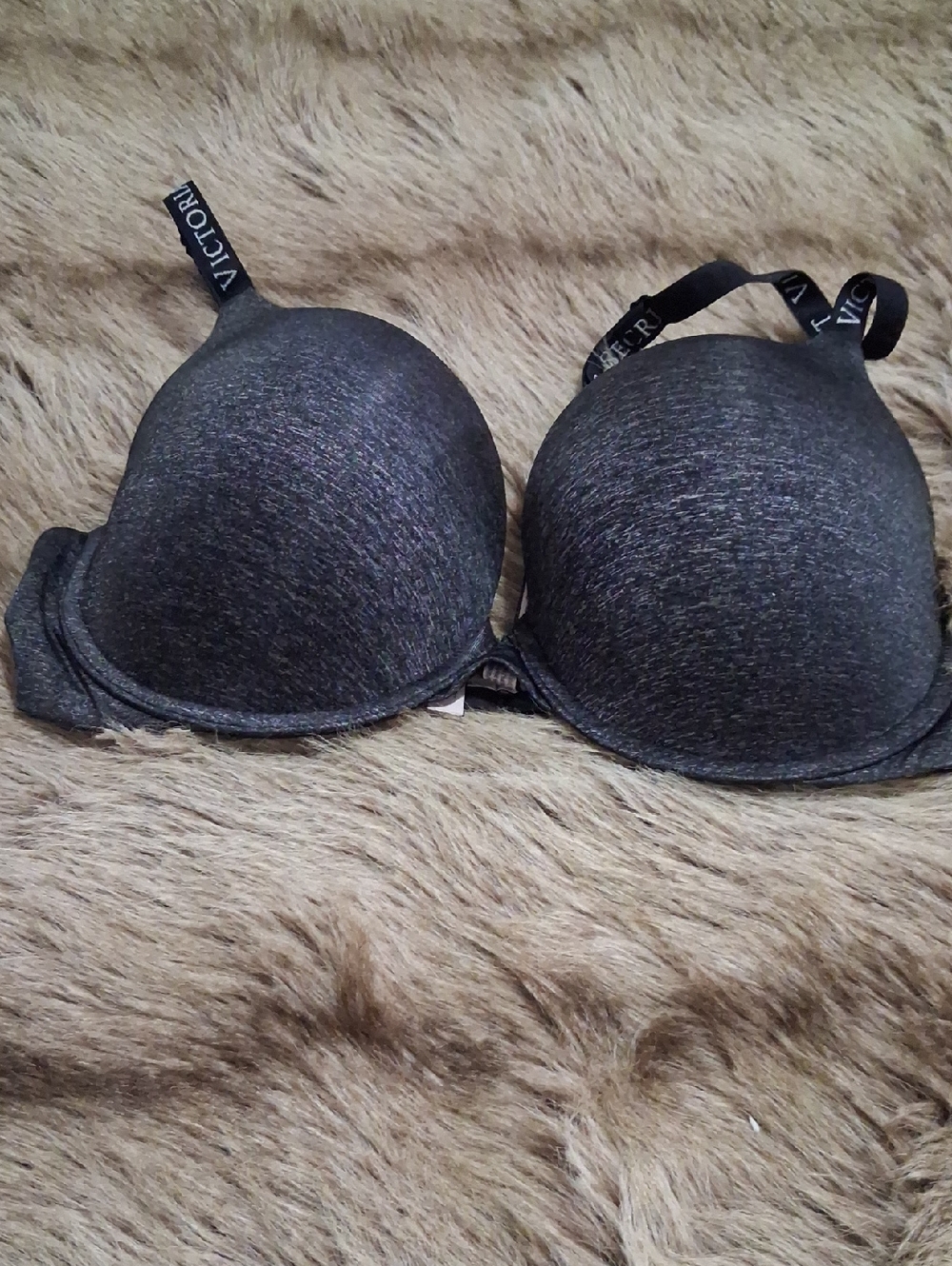 Victoria's Secret Charcoal Heather Molded T-Shirt Bra